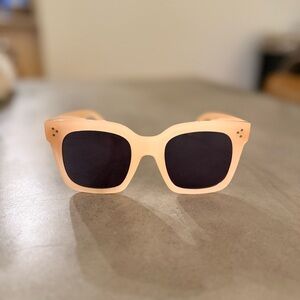 zeroUV - Bold Flat Lens Oversized Square Frame Horn Rimmed Sunglasses